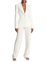 Ulyssa Crepe Tailored Blazer