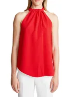 Dayana Stretch Crepe Halter Top