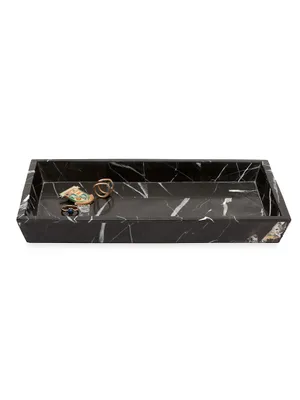 Rhodes Marble Rectangular Tray