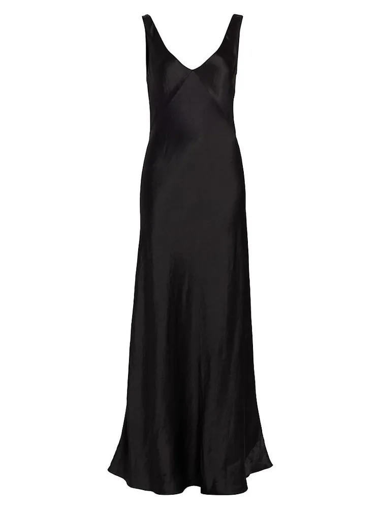 V-Neck Maxi Slip Dress