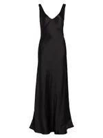 V-Neck Maxi Slip Dress