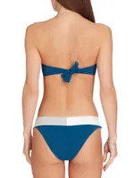 Capri Colorblocked Bikini Top