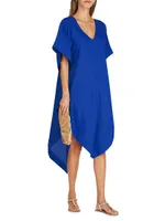 Aria Crepe de Chine High-Low Dress