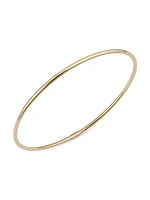 14K Yellow Solid Gold Everything Bangle