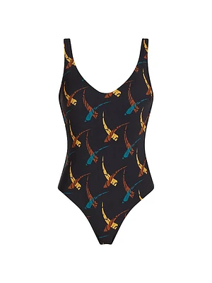 Verona Stamped One-Piece Swimsuit