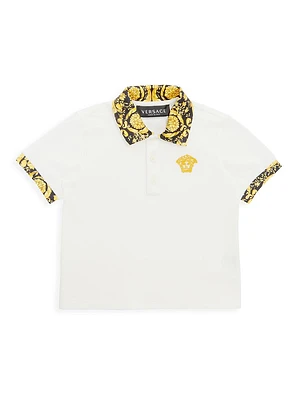 Baby's Baroque Medusa Embroidery Polo