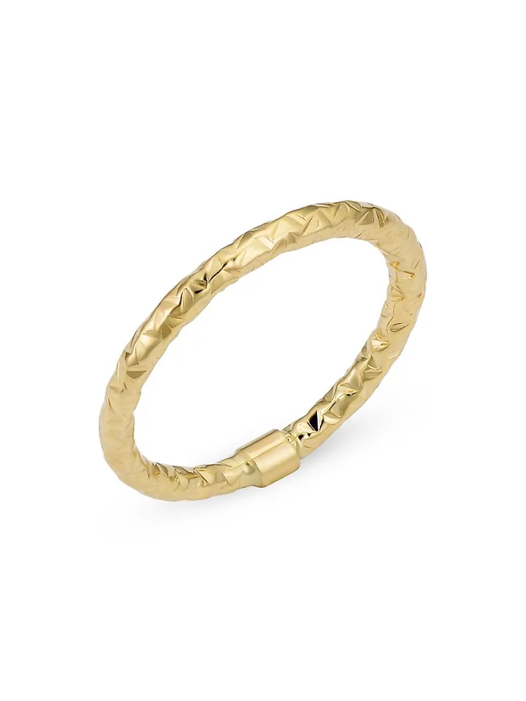 14K Yellow Solid Gold Sweet Ring