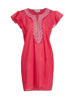 Embroidered Tunic Dress