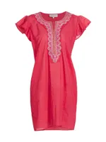 Embroidered Tunic Dress