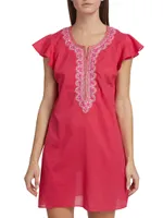 Embroidered Tunic Dress