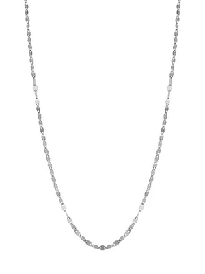 14K Solid Gold Cabaret Chain Necklace