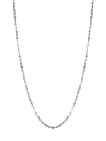 14K Solid Gold Cabaret Chain Necklace