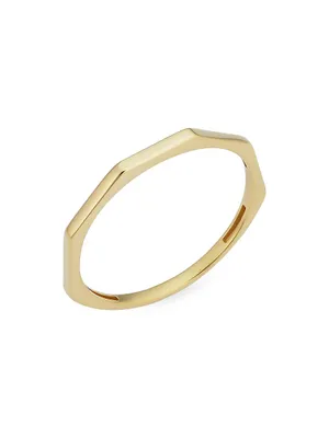 14K Yellow Solid Gold After Hours Ring