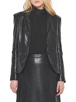 Denise Tailored Recycled Leather Blazer