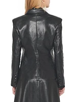 Denise Tailored Recycled Leather Blazer