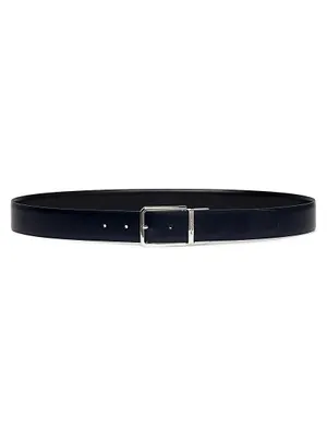 Reversible Leather Dress Belt