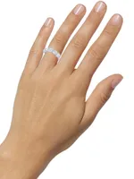 14K White Gold & Lab-Grown Diamond Ring