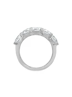 14K White Gold & Diamond Ring