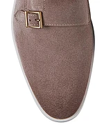 Atlantis Suede Monk Strap Shoes