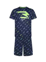 Little Boy's & Nike x 3Brand By Russell Wilson Printed Shorts