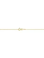 14K Yellow Solid Gold Grace Chain Necklace