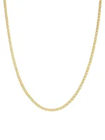 14K Yellow Solid Gold Woven Love Chain