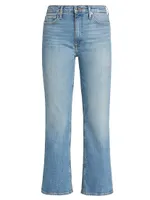 Crosby Cropped Flared Jeans