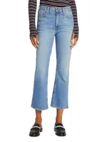 Crosby Cropped Flared Jeans