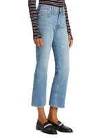 Crosby Cropped Flared Jeans