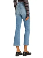 Crosby Cropped Flared Jeans