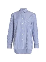 Maxine Cotton Poplin Striped Shirt