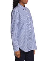 Maxine Cotton Poplin Striped Shirt