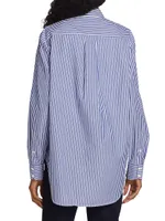 Maxine Cotton Poplin Striped Shirt