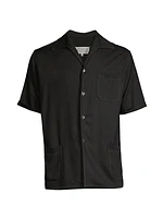 Short-Sleeve Twill Shirt