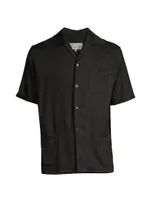 Short-Sleeve Twill Shirt