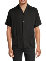 Short-Sleeve Twill Shirt