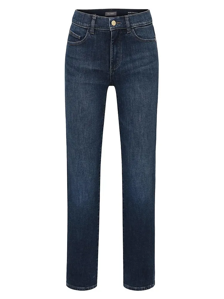 Mara Straight Mid Rise Instasculpt Ankle Jeans