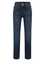 Mara Straight Mid Rise Instasculpt Ankle Jeans