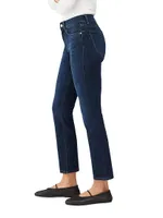 Mara Straight Mid Rise Instasculpt Ankle Jeans