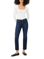 Mara Straight Mid Rise Instasculpt Ankle Jeans