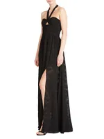 Lilyana Halter Maxi Dress