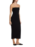 Rio Bandeau Knit Midi-Dress