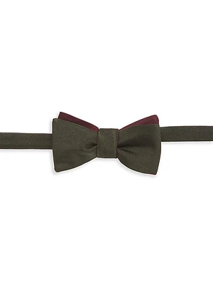 Reversible Satin Bow Tie