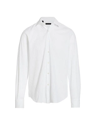 COLLECTION Cotton Seersucker Shirt