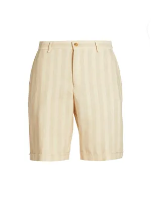 COLLECTION Striped Woven Shorts