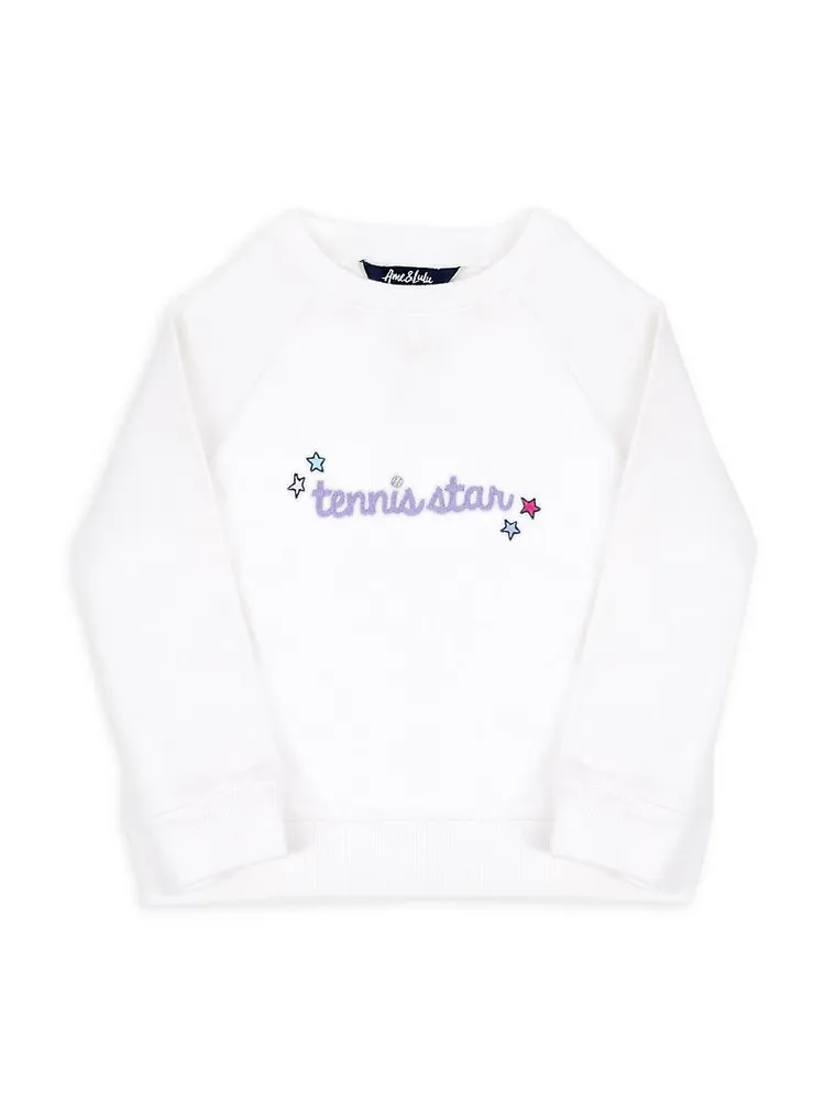 Little Girl's & Tennis Star Sweatshirt