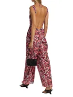 Sevres Printed Silk-Blend Jumpsuit