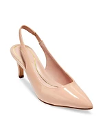 Vandam Leather Slingback Pumps