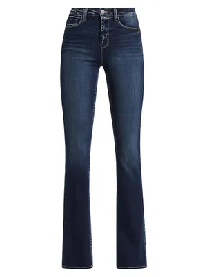 Selma High-Rise Boot-Leg Jeans