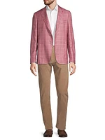 Capri Two-Button Plaid Silk & Cashmere Sport Coat